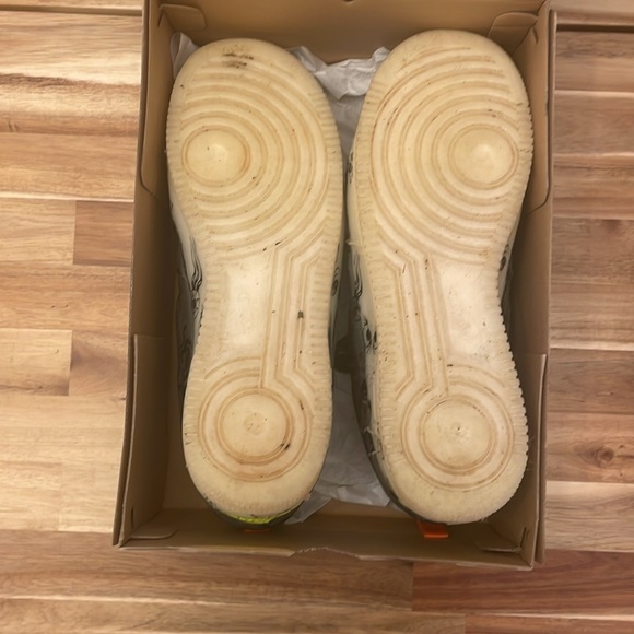 NIKE AF1 SKELETON EXPERIMENTAL BLACK  WHITE - Picture 4 of 5